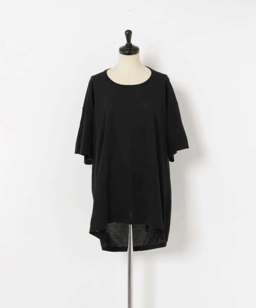 LAATO(ラート)の「circle knit tee(Tシャツ/カットソー・レディース・オフホワイト/ブラック/ブラウン・FREE)」の9枚目の写真