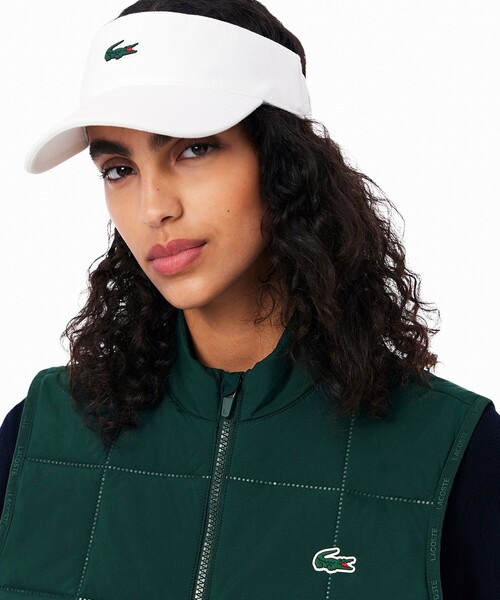 LACOSTE(ラコステ)の「撥水 UVカット UPF50 ステッチレス中綿キルティングベスト(その他アウター・レディース・モスグリーン/ネイビー・38/36/34)」の20枚目の写真
