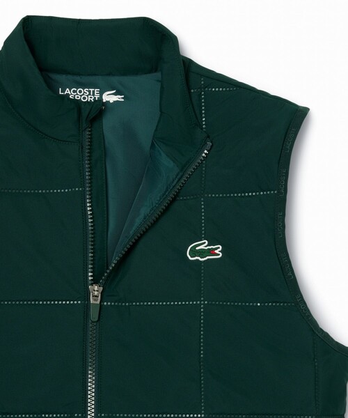 LACOSTE(ラコステ)の「撥水 UVカット UPF50 ステッチレス中綿キルティングベスト(その他アウター・レディース・モスグリーン/ネイビー・38/36/34)」の18枚目の写真