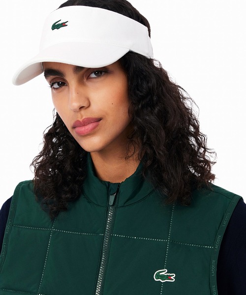 LACOSTE(ラコステ)の「撥水 UVカット UPF50 ステッチレス中綿キルティングベスト(その他アウター・レディース・モスグリーン/ネイビー・38/36/34)」の12枚目の写真
