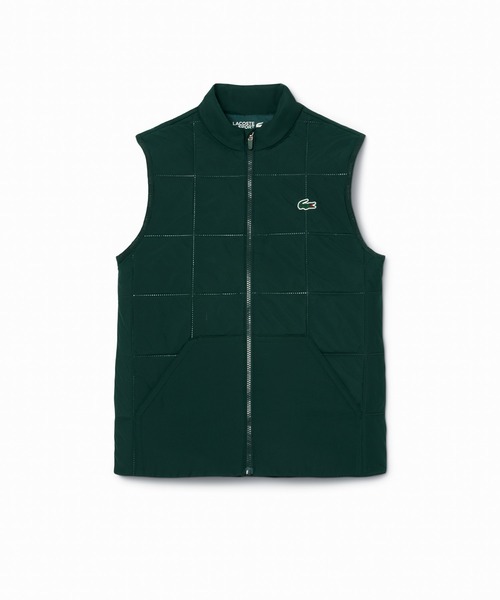 LACOSTE(ラコステ)の「撥水 UVカット UPF50 ステッチレス中綿キルティングベスト(その他アウター・レディース・モスグリーン/ネイビー・38/36/34)」の13枚目の写真