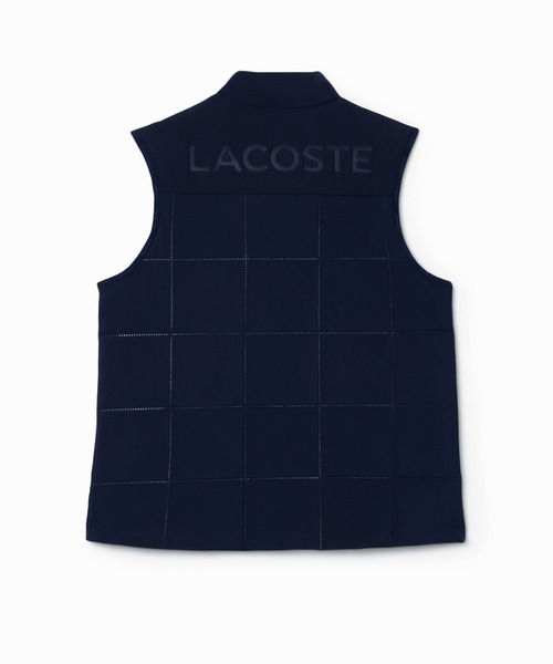 LACOSTE(ラコステ)の「撥水 UVカット UPF50 ステッチレス中綿キルティングベスト(その他アウター・レディース・モスグリーン/ネイビー・38/36/34)」の8枚目の写真