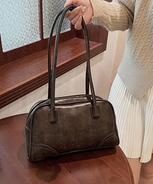 florist | 【軽い◎・500mlペットボトル収納可】エンボスロゴレザーライクボストンバッグ/ショルダーバッグ(ボストンバッグ)