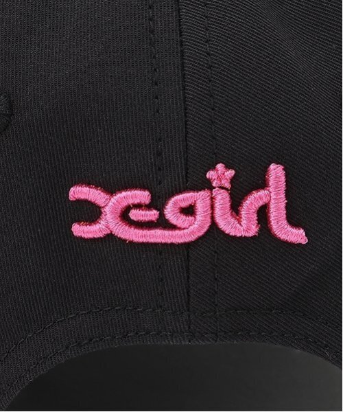 X-girl Stages（エックスガールステージス）の「ハートロゴキャップ（キャップ・キッズ・ブルー/ブラック・52-56cm/S(48-52cm)）」の6枚目の写真