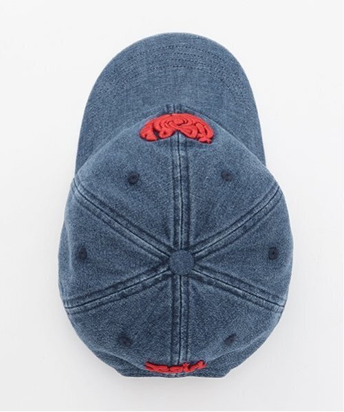 X-girl Stages（エックスガールステージス）の「ハートロゴキャップ（キャップ・キッズ・ブルー/ブラック・52-56cm/S(48-52cm)）」の8枚目の写真