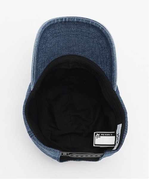 X-girl Stages（エックスガールステージス）の「ハートロゴキャップ（キャップ・キッズ・ブルー/ブラック・52-56cm/S(48-52cm)）」の9枚目の写真