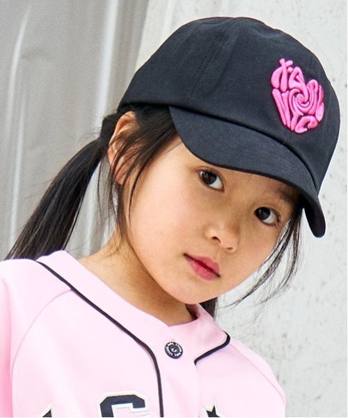 X-girl Stages（エックスガールステージス）の「ハートロゴキャップ（キャップ・キッズ・ブルー/ブラック・52-56cm/S(48-52cm)）」の18枚目の写真