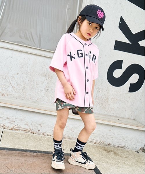 X-girl Stages（エックスガールステージス）の「ハートロゴキャップ（キャップ・キッズ・ブルー/ブラック・52-56cm/S(48-52cm)）」の21枚目の写真