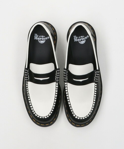 新品 大きめ UK7 26㎝ NH ドクターマーチン PENTON ローファー Dr.Martens＞ PENTON ツートーン ローファー（ローファー）｜Dr