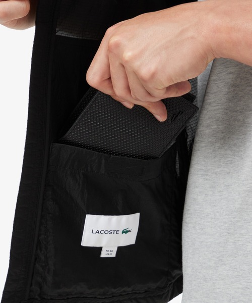 LACOSTE(ラコステ)の「ワッシャーナイロンパッカブルフードジャケット(ナイロンジャケット・メンズ・ブラック/オリーブ・46/48/50/52)」の17枚目の写真