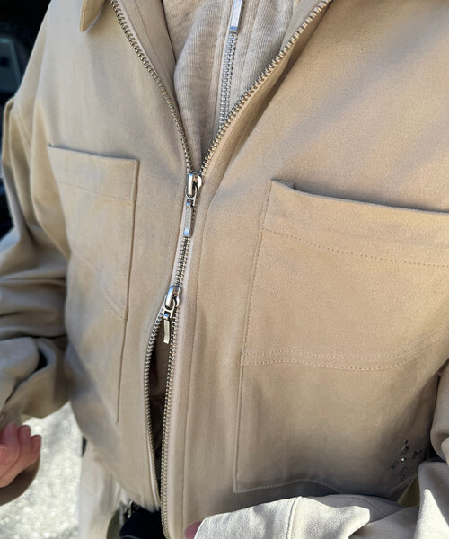 Kastane（カスタネ）の「スタッズスウェードジャケット（その他アウター・レディース・アイボリー/ピンク・FREE）」の14枚目の写真