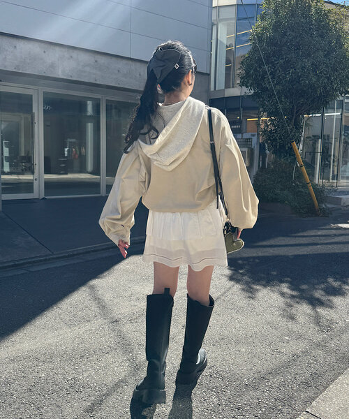 Kastane（カスタネ）の「スタッズスウェードジャケット（その他アウター・レディース・アイボリー/ピンク・FREE）」の15枚目の写真