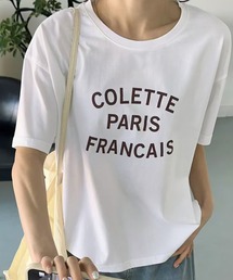【綿100%使用】フロントロゴプリントTシャツ
