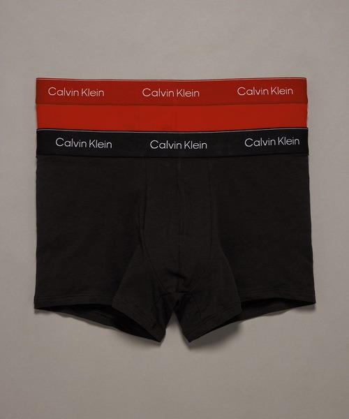 Calvin Klein（カルバン・クライン）の「2枚パック Icon Cotton Stretch ボクサーパンツ[JUNG KOOK / ジョングク着用商品]（ボクサーパンツ・メンズ・ブラック系その他/ブラック/マルチ/ホワイト/ブルー系その他/グレー系その他/ブラック×レッド/レッド系その他・L/M/XL/S）」の5枚目の写真