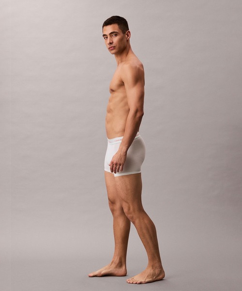 Calvin Klein（カルバン・クライン）の「2枚パック Icon Cotton Stretch ボクサーパンツ[JUNG KOOK / ジョングク着用商品]（ボクサーパンツ・メンズ・ブラック系その他/ブラック/マルチ/ホワイト/ブルー系その他/グレー系その他/ブラック×レッド/レッド系その他・L/M/XL/S）」の12枚目の写真