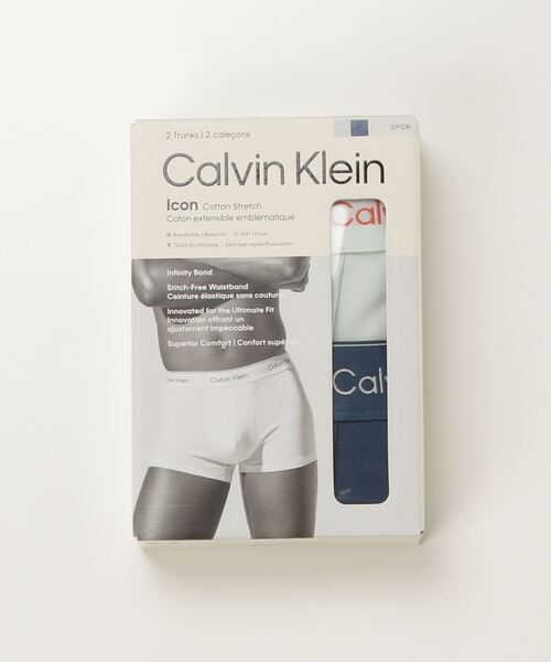 【新品・未使用】ck カルバンクライン　ボクサーパンツ COTTON STRETCH 3PK TRUNK 2662G YKS ボクサーパンツ トランクス