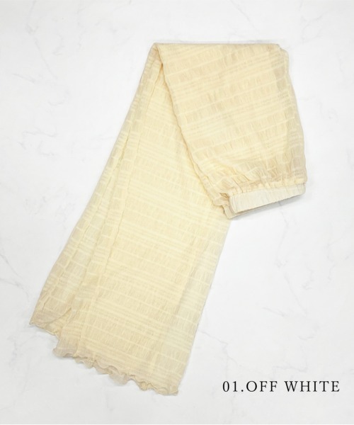 Per sist ence（パーシエンス）の「シアープリーツレギンスパンツ（その他パンツ・レディース・オフホワイト/グレー/ブラック・FREE）」の4枚目の写真