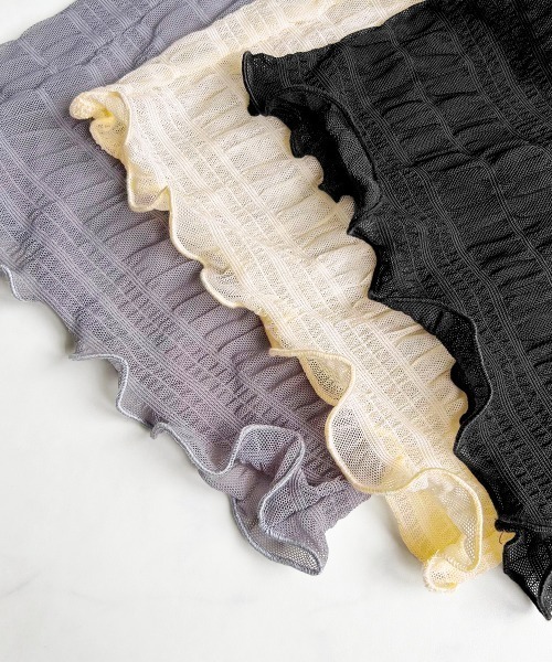 Per sist ence（パーシエンス）の「シアープリーツレギンスパンツ（その他パンツ・レディース・オフホワイト/グレー/ブラック・FREE）」の7枚目の写真