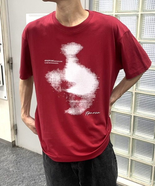 B.R.U(ブル)の「シルエットプリントTシャツアソート(Tシャツ/カットソー・メンズ・ブラック/レッド/ネイビー/オフホワイト/ブラック系その他/ピンク・FREE)」の6枚目の写真