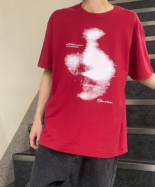B.R.U(ブル)の「シルエットプリントTシャツアソート(Tシャツ/カットソー・メンズ・ブラック/レッド/ネイビー/オフホワイト/ブラック系その他/ピンク・FREE)」の20枚目の写真