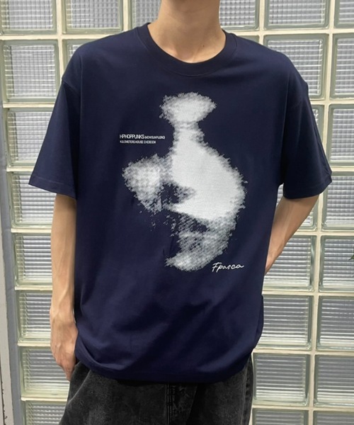 B.R.U(ブル)の「シルエットプリントTシャツアソート(Tシャツ/カットソー・メンズ・ブラック/レッド/ネイビー/オフホワイト/ブラック系その他/ピンク・FREE)」の14枚目の写真