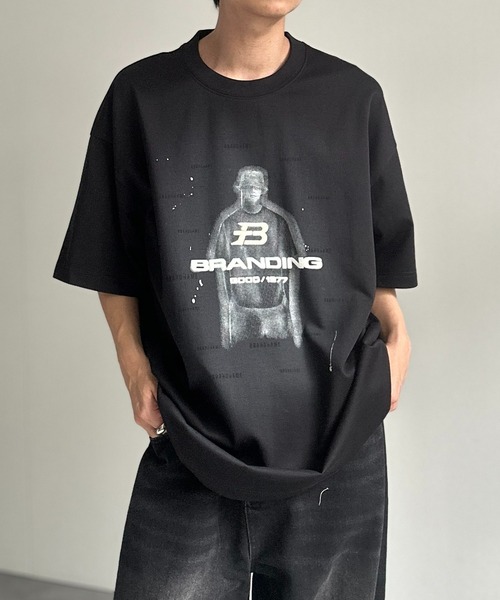 ☆ASKYURSELF☆ブルー バンデッド Tシャツ 楽天市場】【7/23-18時～15％OFFクーポン対象】ASKYURSELF