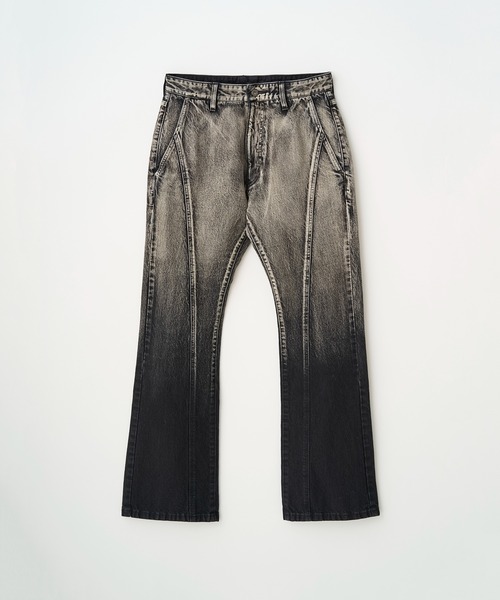 Juha（ユハ）の「GRADATION FLARE DENIM（デニムパンツ・メンズ・ブルー/ブラック・2/3/4）」の3枚目の写真