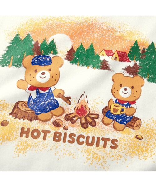 HOT BISCUITS(ホットビスケッツ)の「【家族でおそろい】アウトドアデザイン(大人用) 半袖Tシャツ(Tシャツ/カットソー・レディース・グリーン/ブルー・M(165-175cm)/S(155-165cm)/L(175-185cm))」の6枚目の写真