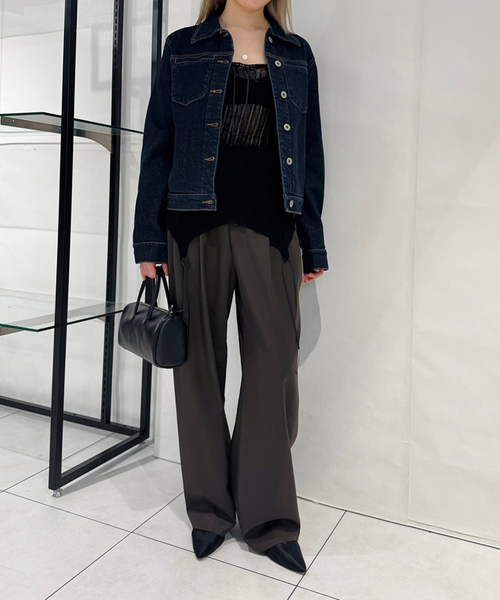 EDIT. FOR LULU（エディットフォールル）の「【RED LEGEND/レッド・レジェンド】 HOOVER Denim Jacket（デニムジャケット・レディース・ブルー系その他・SMALL）」の2枚目の写真