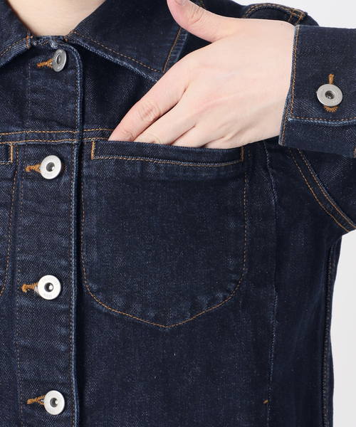 EDIT. FOR LULU（エディットフォールル）の「【RED LEGEND/レッド・レジェンド】 HOOVER Denim Jacket（デニムジャケット・レディース・ブルー系その他・SMALL）」の17枚目の写真