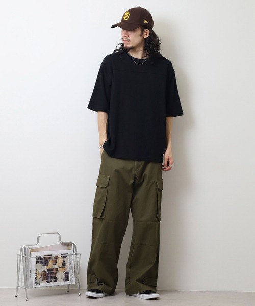 JEMORGAN(ジェーイーモーガン)の「JEMORGAN ワッフル 5分袖T(Tシャツ/カットソー・メンズ・ブラック/ホワイト/ネイビー/杢グレー・L/M/XL)」の19枚目の写真