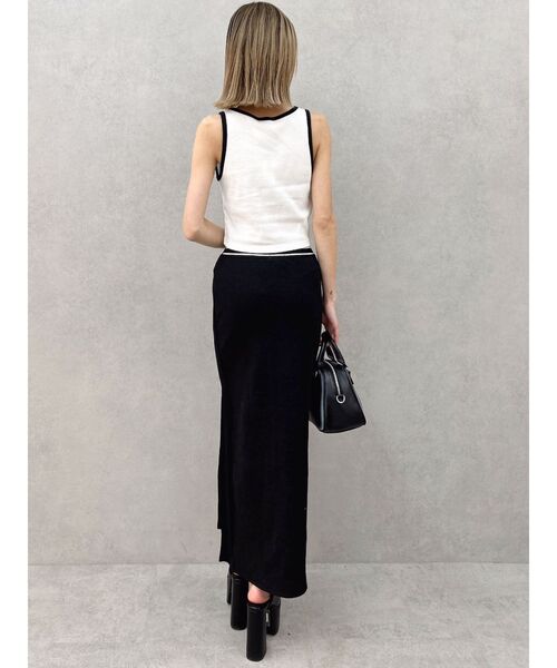 GYDA（ジェイダ）の「unshakable mindタンクトップ（タンクトップ・レディース・スカイブルー/ブラック/オフホワイト・FREE）」の5枚目の写真