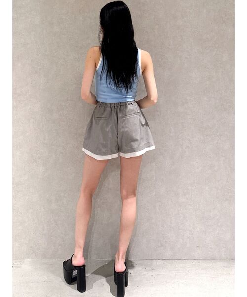 GYDA（ジェイダ）の「unshakable mindタンクトップ（タンクトップ・レディース・スカイブルー/ブラック/オフホワイト・FREE）」の20枚目の写真