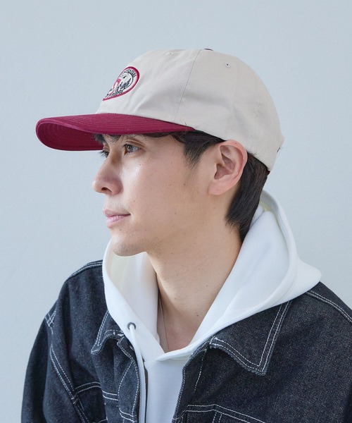 LAKOLE（ラコレ）の「オーバル刺繍CAP / 323260（キャップ・メンズ・チェリーレッド/ブラック/ネイビー・9）」の3枚目の写真