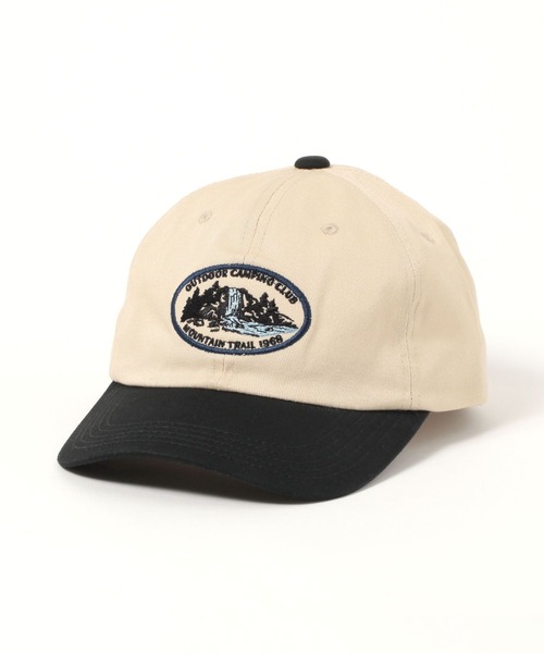 LAKOLE（ラコレ）の「オーバル刺繍CAP / 323260（キャップ・メンズ・チェリーレッド/ブラック/ネイビー・9）」の4枚目の写真