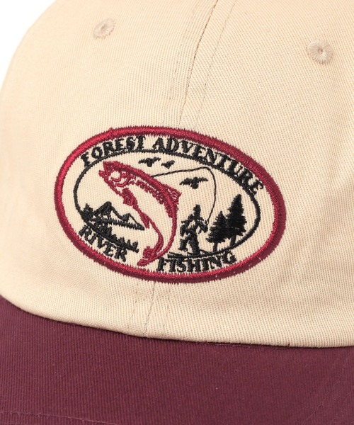 LAKOLE（ラコレ）の「オーバル刺繍CAP / 323260（キャップ・メンズ・チェリーレッド/ブラック/ネイビー・9）」の17枚目の写真