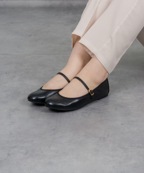 UNISA（ユニサ）の「【UNISA】フラット　ストラップシューズ カンフーシューズ メリージェーン パンプス バレエ（パンプス・レディース・レオパード/シルバー/アイボリー/ブラック・39/36/37/38）」の16枚目の写真