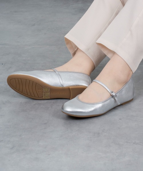 UNISA（ユニサ）の「【UNISA】フラット　ストラップシューズ カンフーシューズ メリージェーン パンプス バレエ（パンプス・レディース・レオパード/シルバー/アイボリー/ブラック・39/36/37/38）」の22枚目の写真