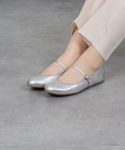 UNISA（ユニサ）の「【UNISA】フラット　ストラップシューズ カンフーシューズ メリージェーン パンプス バレエ（パンプス・レディース・レオパード/シルバー/アイボリー/ブラック・39/36/37/38）」の21枚目の写真