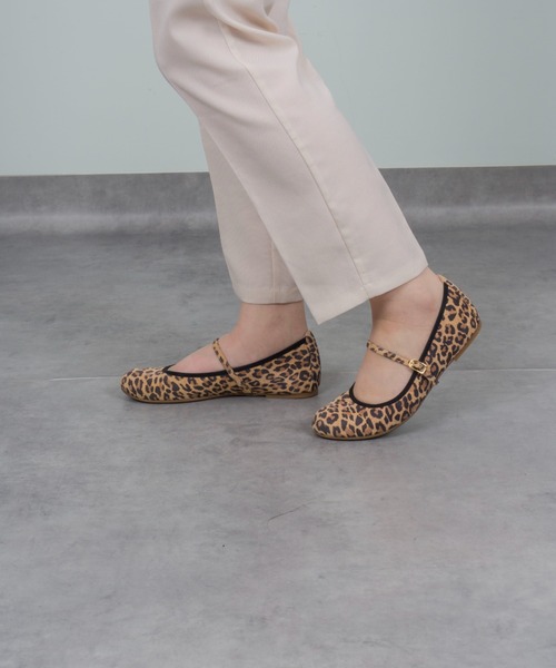UNISA（ユニサ）の「【UNISA】フラット　ストラップシューズ カンフーシューズ メリージェーン パンプス バレエ（パンプス・レディース・レオパード/シルバー/アイボリー/ブラック・39/36/37/38）」の11枚目の写真