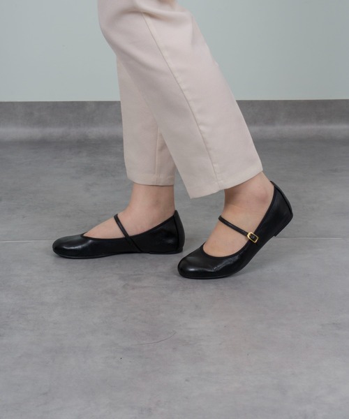 UNISA（ユニサ）の「【UNISA】フラット　ストラップシューズ カンフーシューズ メリージェーン パンプス バレエ（パンプス・レディース・レオパード/シルバー/アイボリー/ブラック・39/36/37/38）」の19枚目の写真