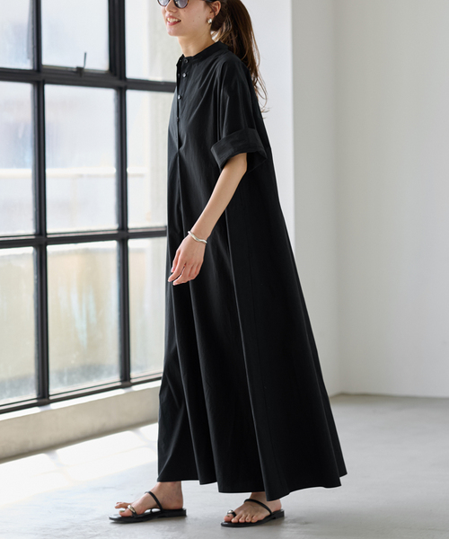 the toe 今季完売　ボリュームフレアワンピース セール】ボリュームフレアワンピース（ワンピース）｜FRAMeWORK