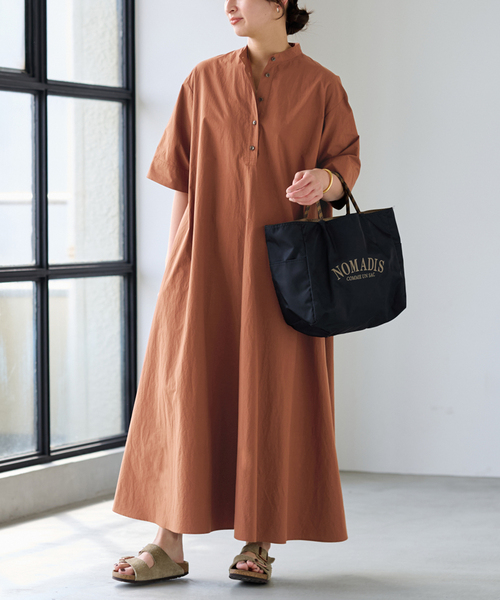 セール】ボリュームフレアワンピース（ワンピース）｜FRAMeWORK