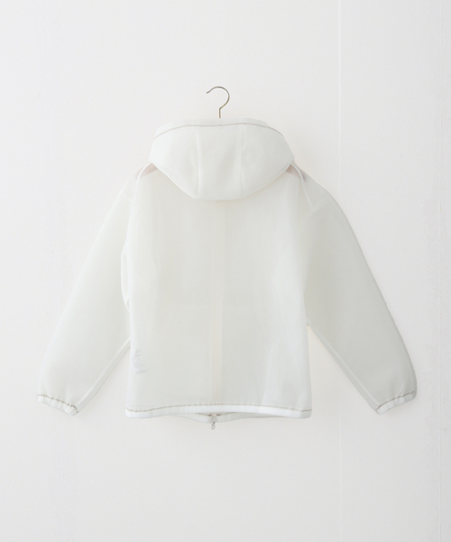 EDIFICE(エディフィス)の「E. Sheer Material Hoodie(パーカー・メンズ・ネイビー/ホワイト系その他・LARGE/MEDIUM)」の3枚目の写真