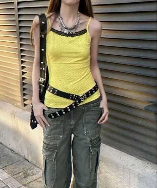 gossip!ロサンゼルス(ゴシップロサンゼルス)の「Y2k トレンディなレトロなオートバイスタイル 通勤 ショルダーバッグ(ショルダーバッグ・レディース・ブラック・FREE)」の9枚目の写真