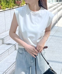 Futier land | シルケットフレンチスリーブTシャツ(Tシャツ/カットソー)