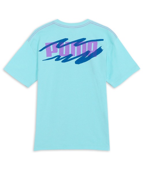 PUMA(プーマ)の「PUMA プーマ メンズ サマー MX グラフィック 半袖 Tシャツ(Tシャツ/カットソー・メンズ・ホワイト/イエロー系その他3/ブルー系その他4・XX-LARGE/LARGE/MEDIUM/X-LARGE/SMALL)」の1枚目の写真