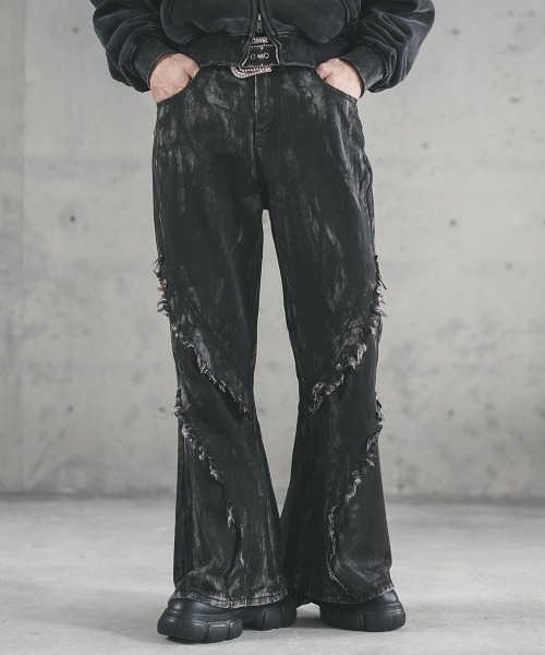 パンツ 00s 5351 Python Coated Flared Denim パンツ 00s 5351 Python Coated Flared Denim パンツ 00s 5351 Python