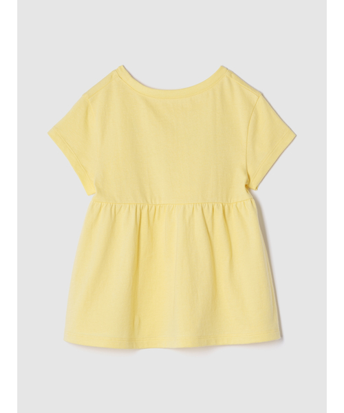 GAP(ギャップ)の「ベビードール チュニックトップス (幼児・ベビー)(Tシャツ/カットソー・キッズ・イエロー/オフホワイト・80cm/90cm/95cm/100cm/105cm/110cm)」の4枚目の写真