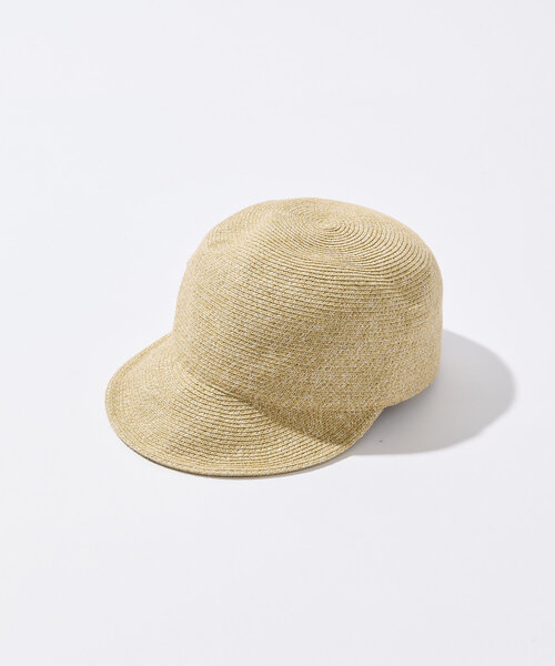 un dix cors（アンディコール）の「やわらかペーパーブレードキャップ（キャップ・レディース・ベージュ/ブラック・FREE）」の3枚目の写真